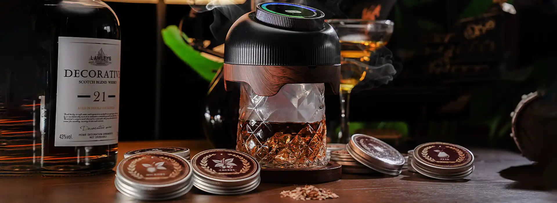 Electric whiskey smoker-46666